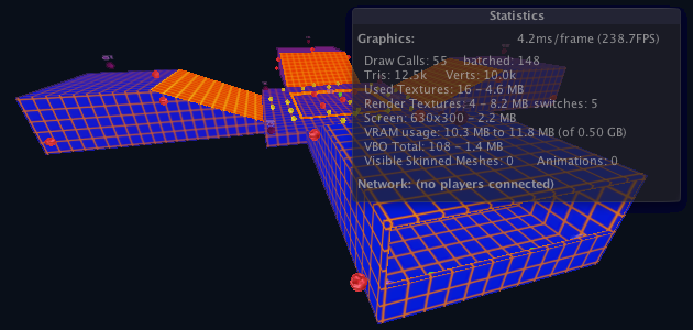 New Version of Level 02 - The Square, Quality Setting: Simple (Simplified Geometry)